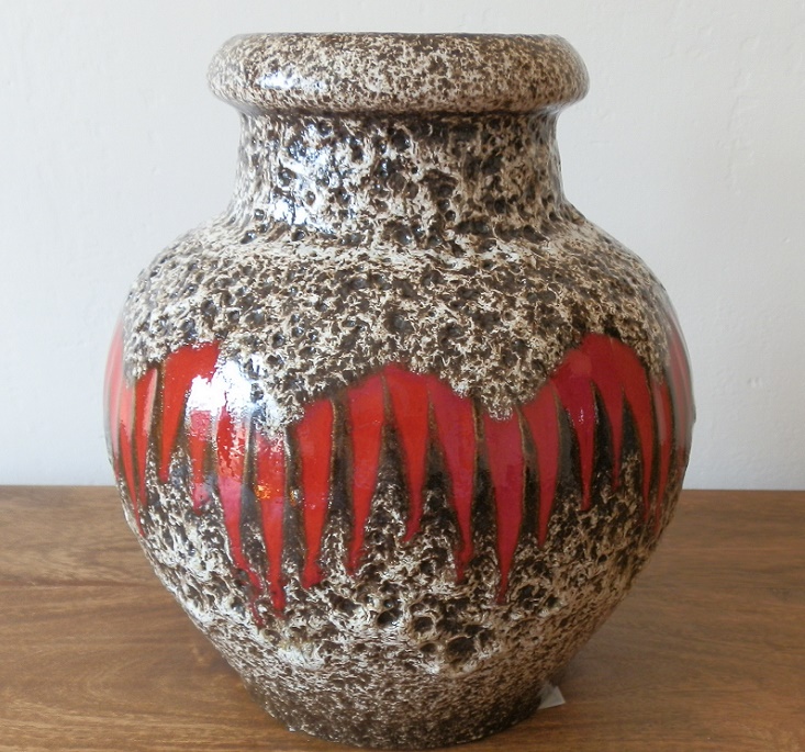 West German Pottery Vase Nottingham